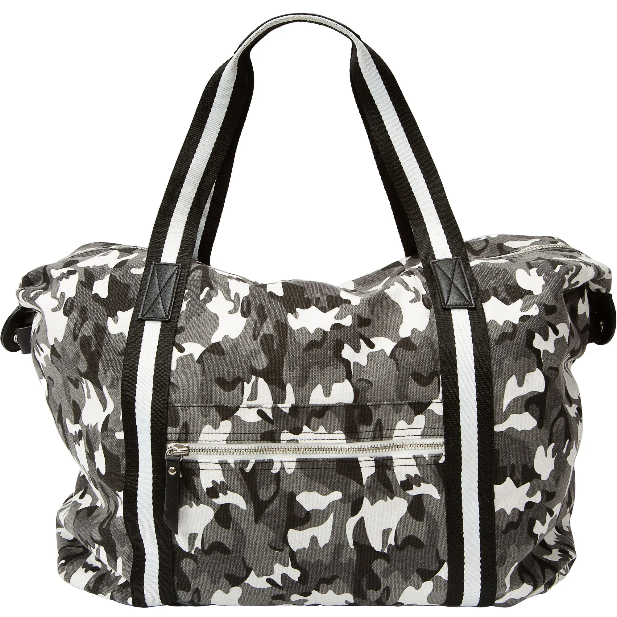 Noir Woodland 23" x 14" Canvas Camo Tote