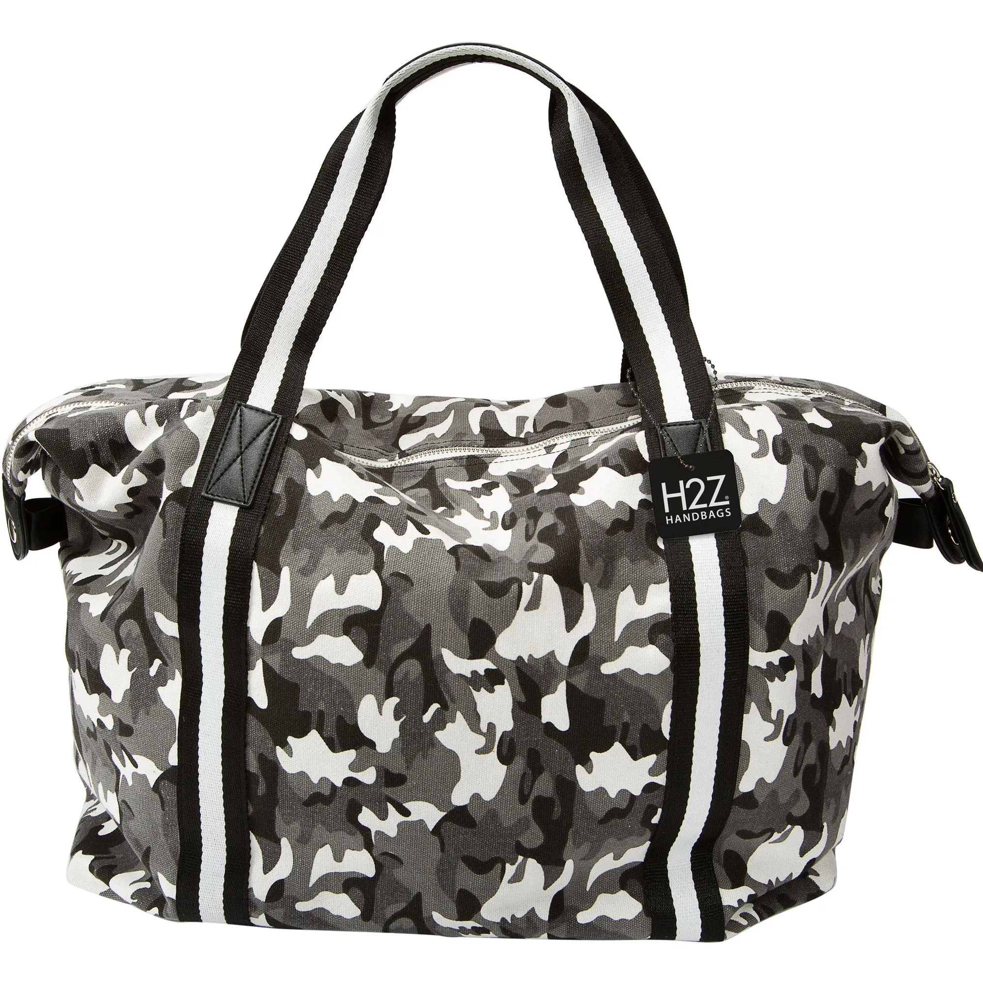 Noir Woodland 23" x 14" Canvas Camo Tote