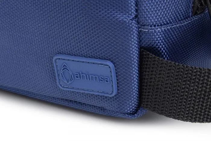 Nylon unisex toiletry bag by Ahimsa - black or navy