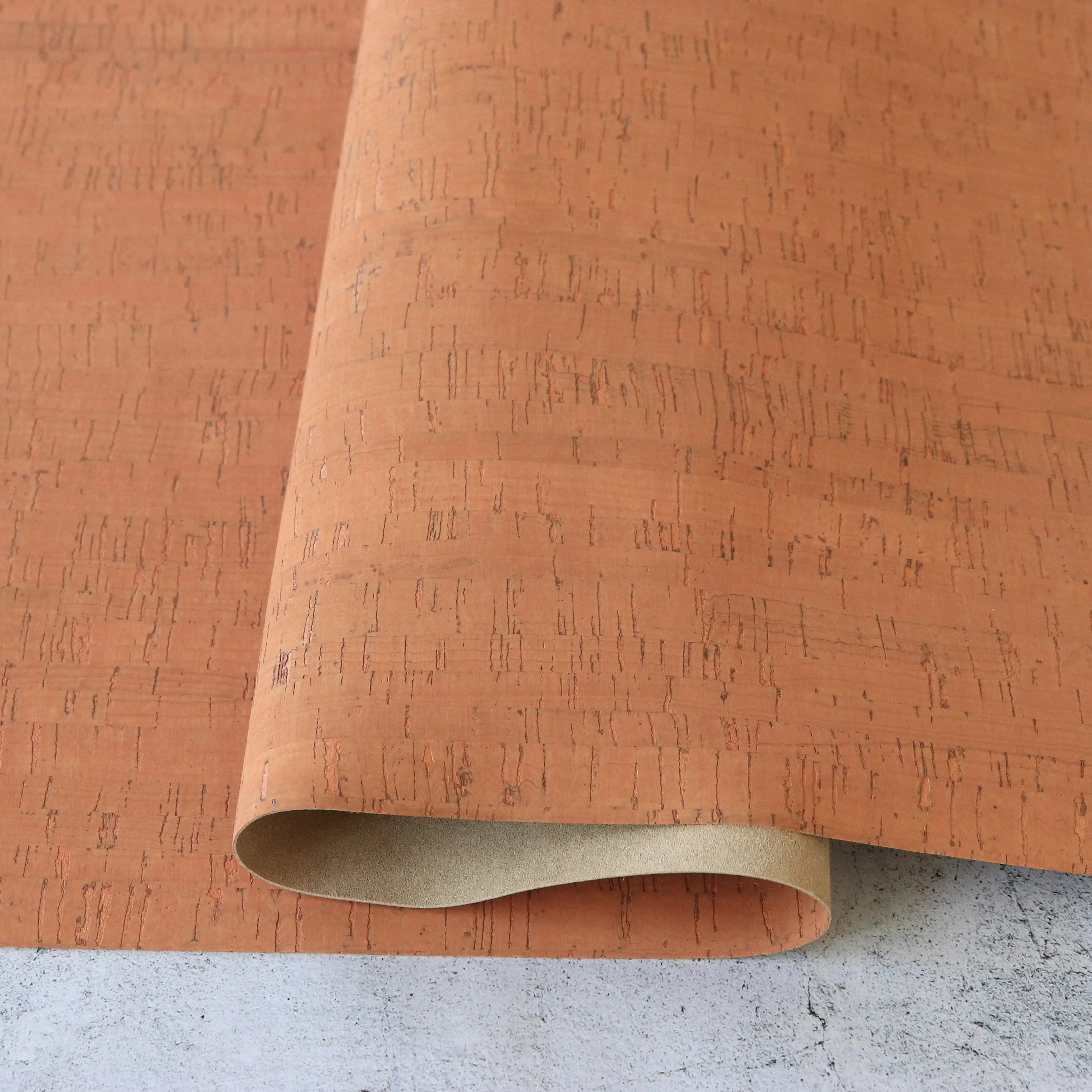 Packaged 1/2 Yard Cut: Rustic Sunstone Cork Fabric