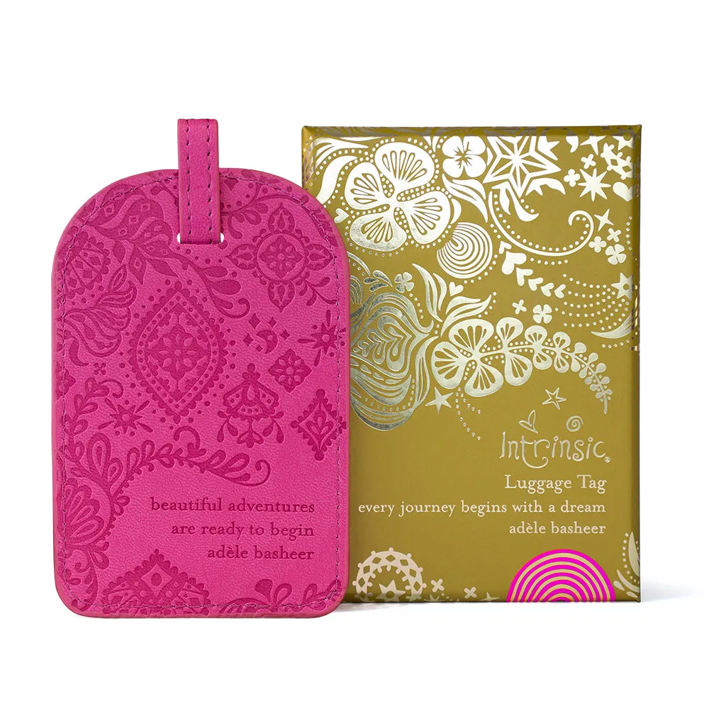 Persian Pink Luggage Tag