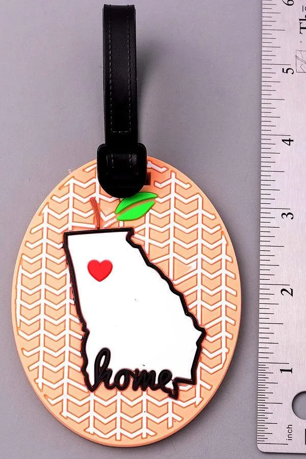 "Georgia" State Luggage Name Tag Card / 3 Pieces