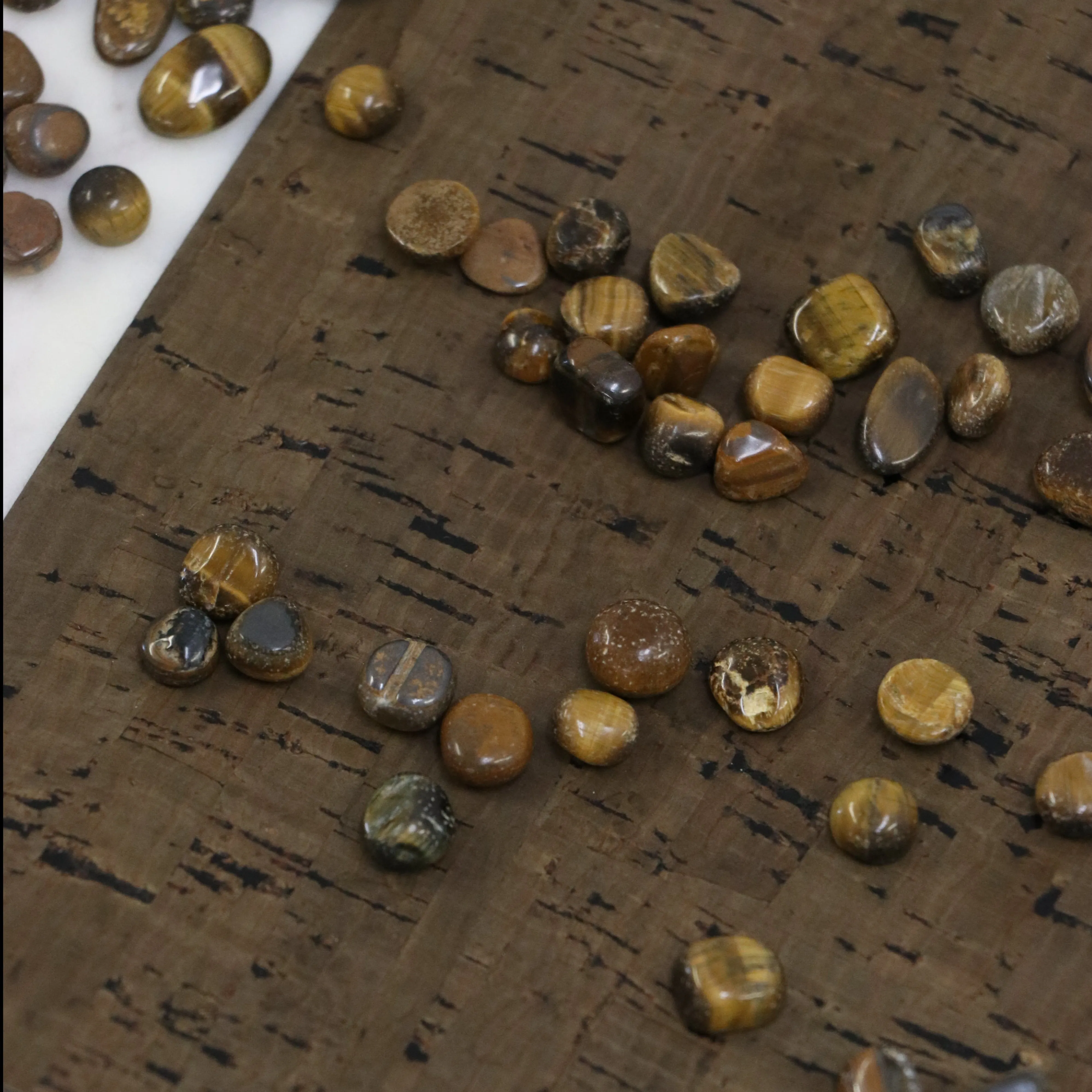 Rustic Tiger Eye Cork Fabric