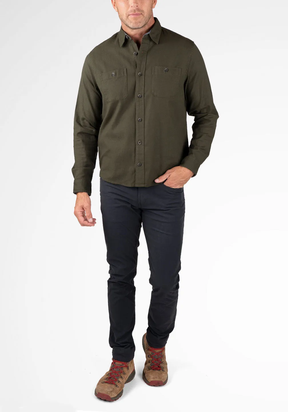 Stretch Twill Work Shirt