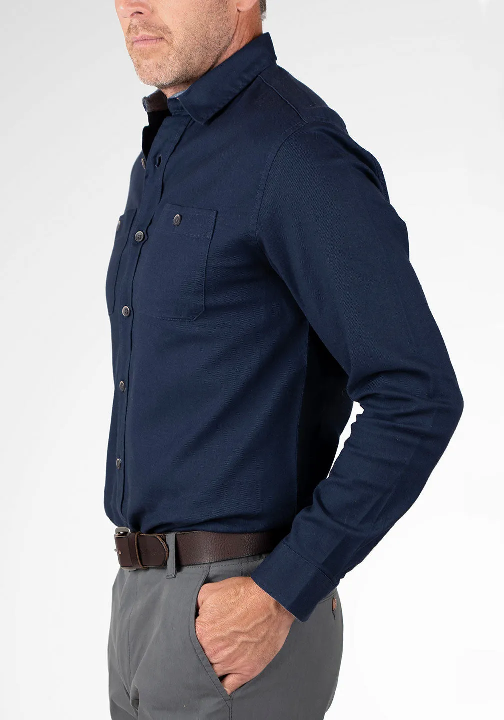 Stretch Twill Work Shirt