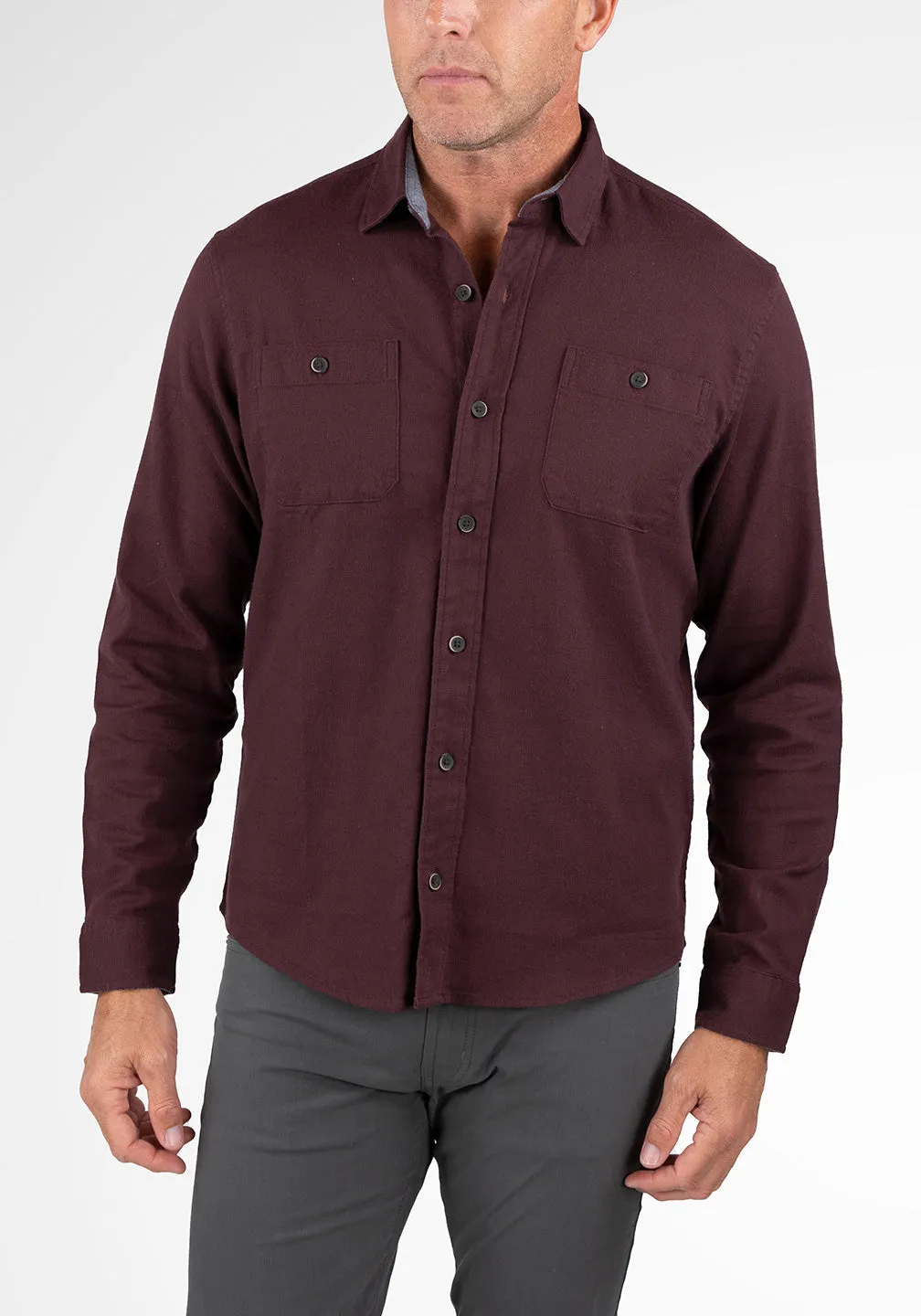 Stretch Twill Work Shirt