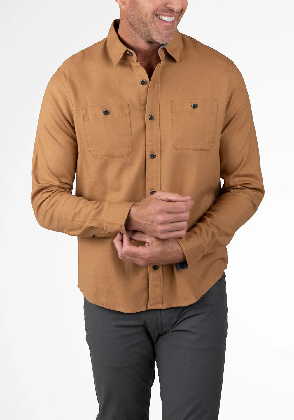 Stretch Twill Work Shirt