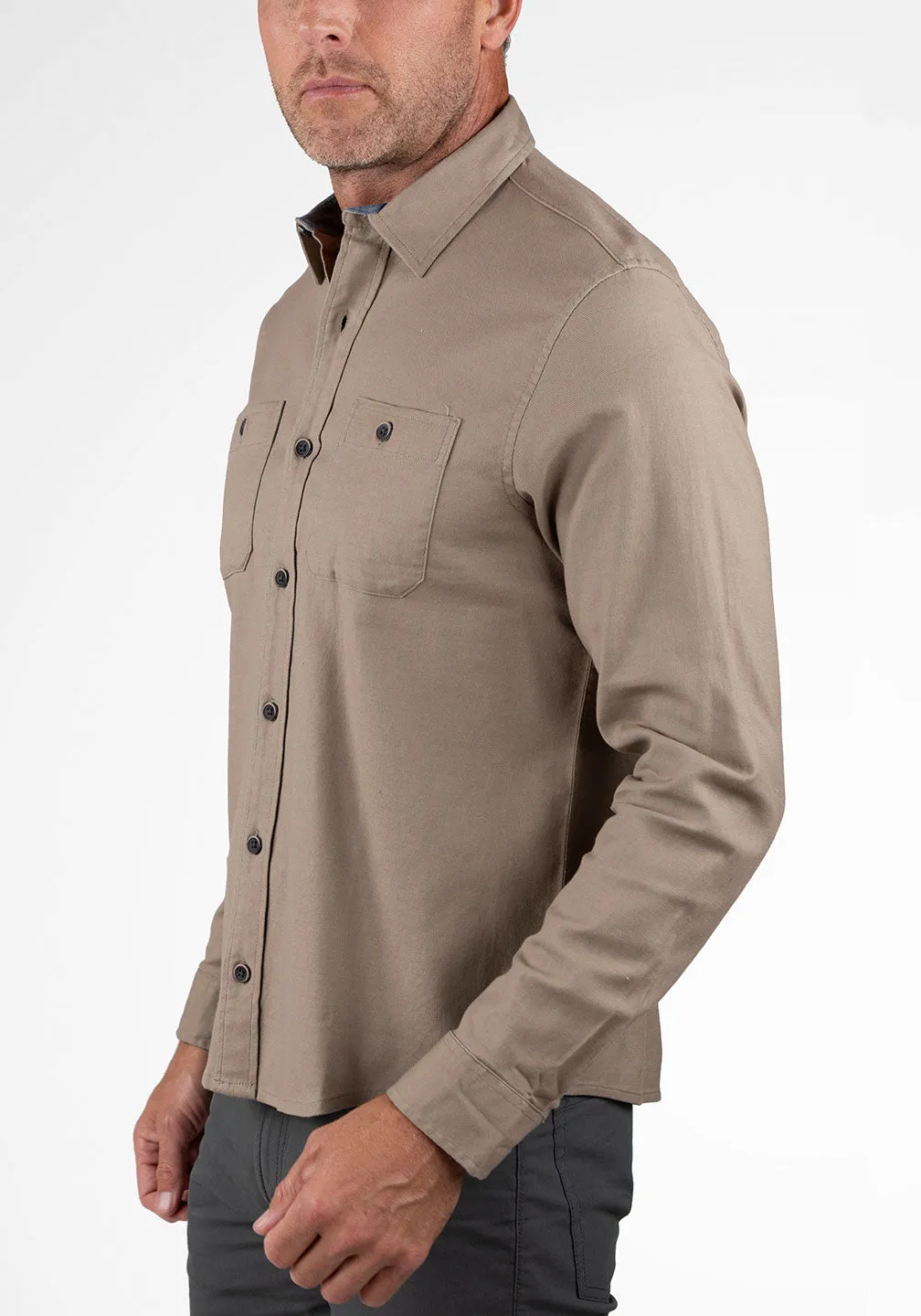 Stretch Twill Work Shirt