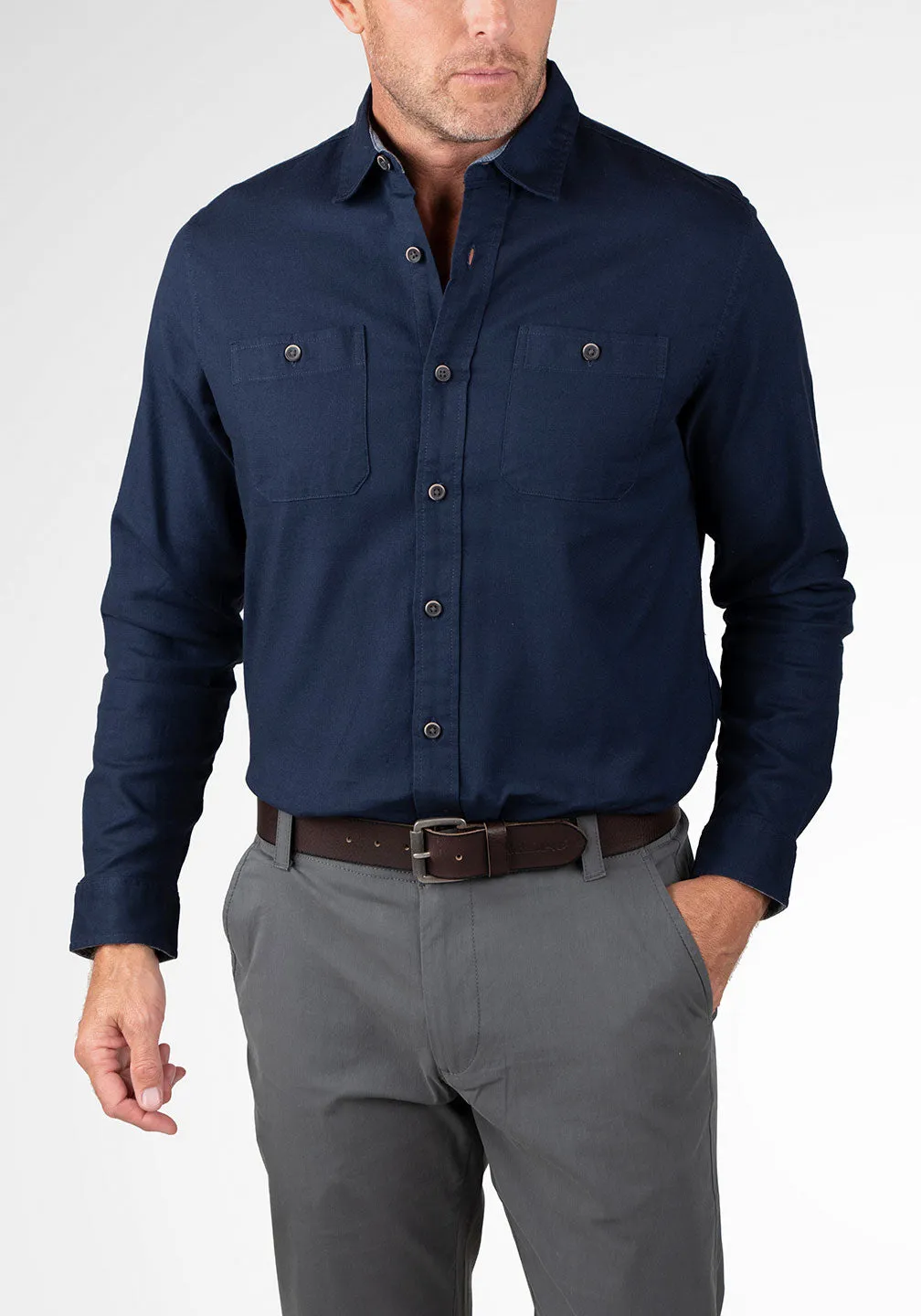 Stretch Twill Work Shirt