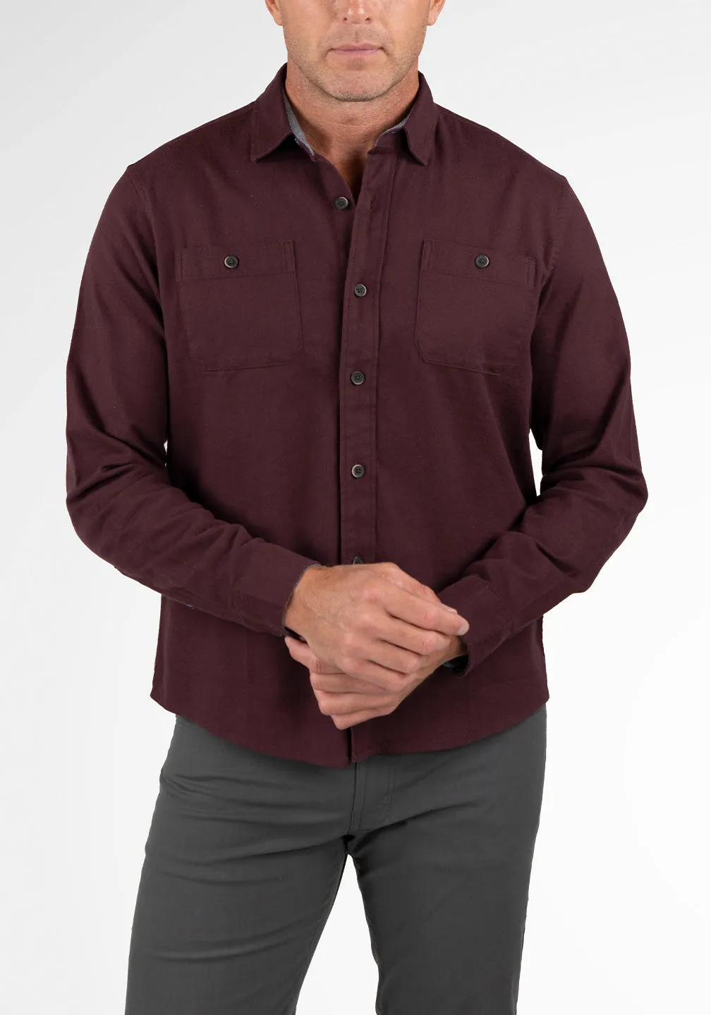 Stretch Twill Work Shirt