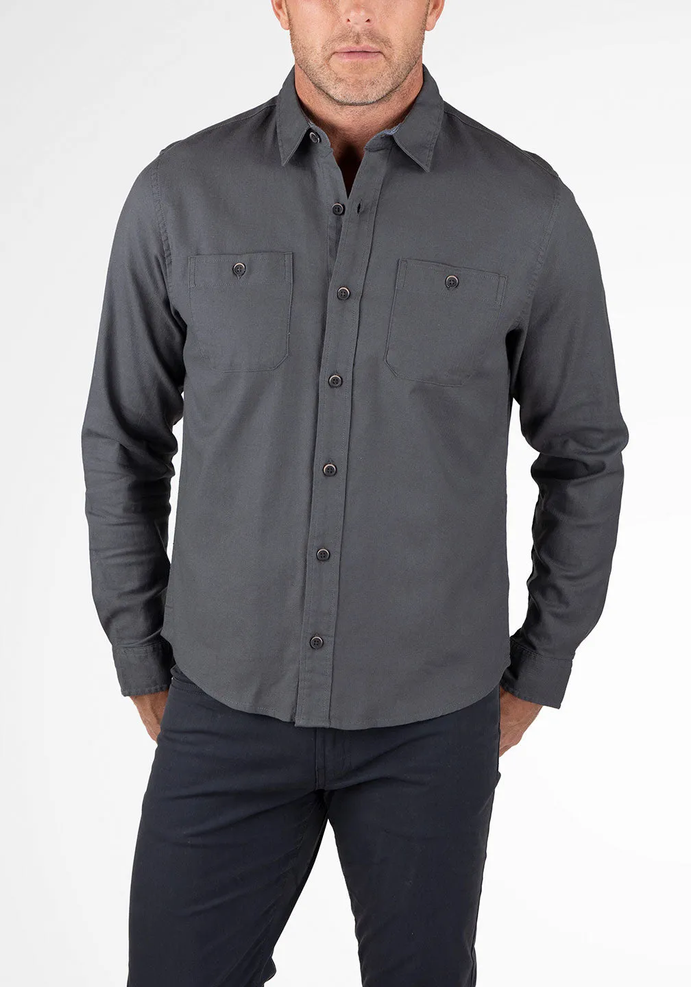 Stretch Twill Work Shirt