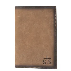 STS Ranchwear Mens Foreman Veg-Tan Leather Passport Case