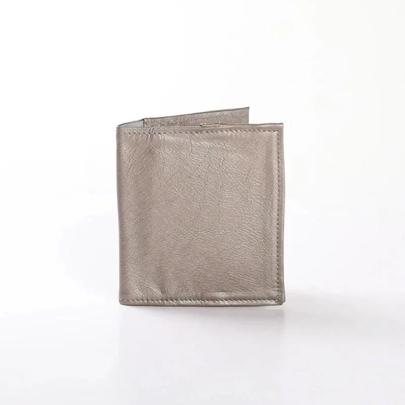 Thandana Metallic Leather Passport Holder