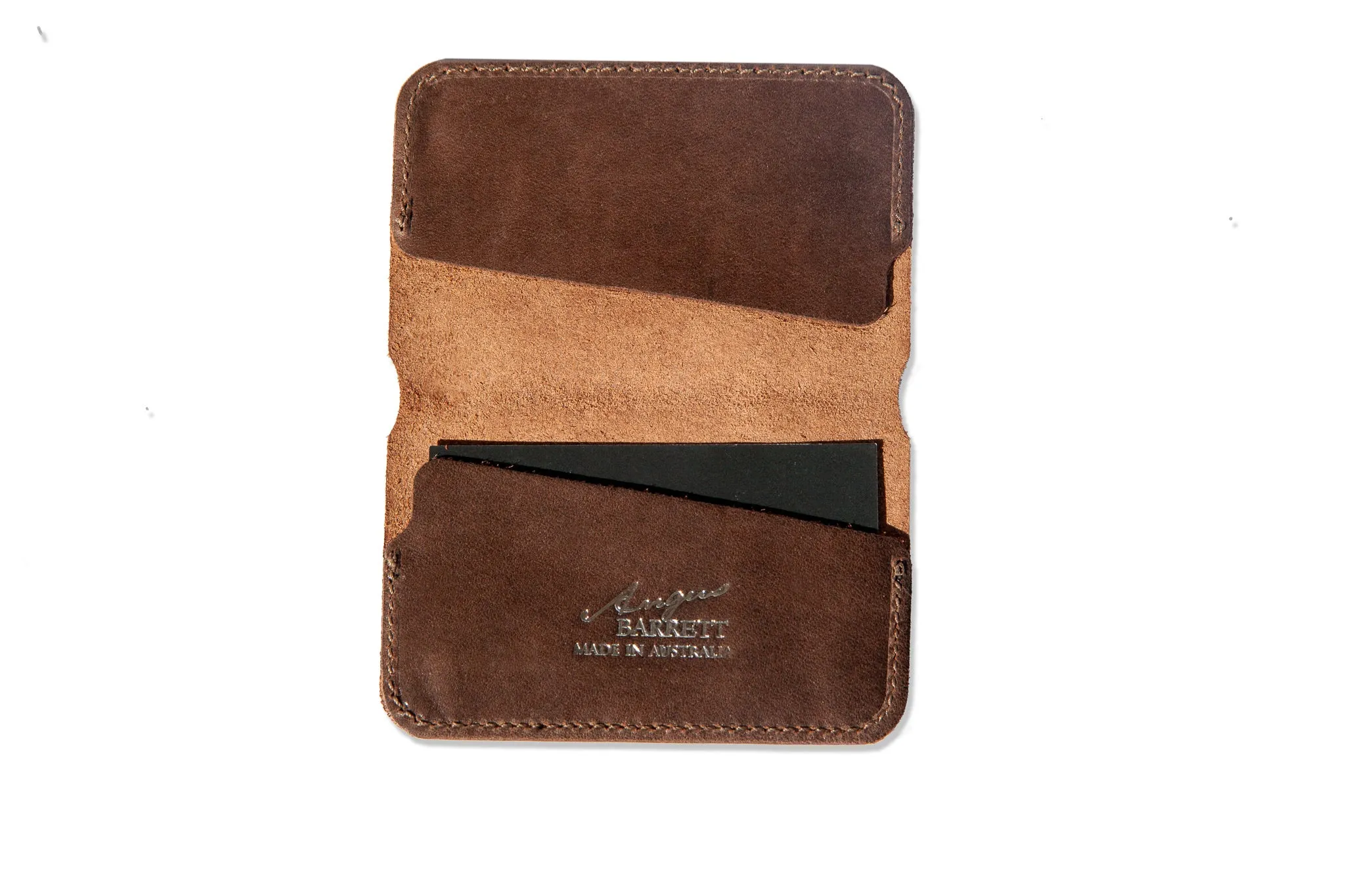 The "Little Yarra" Italian Leather Wallet (Brown)