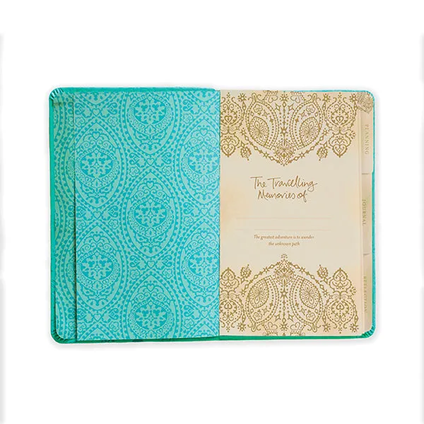 Turquoise Twist Travel Journal