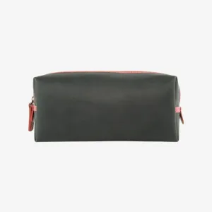 Washbag Medium - Black with Red Trim