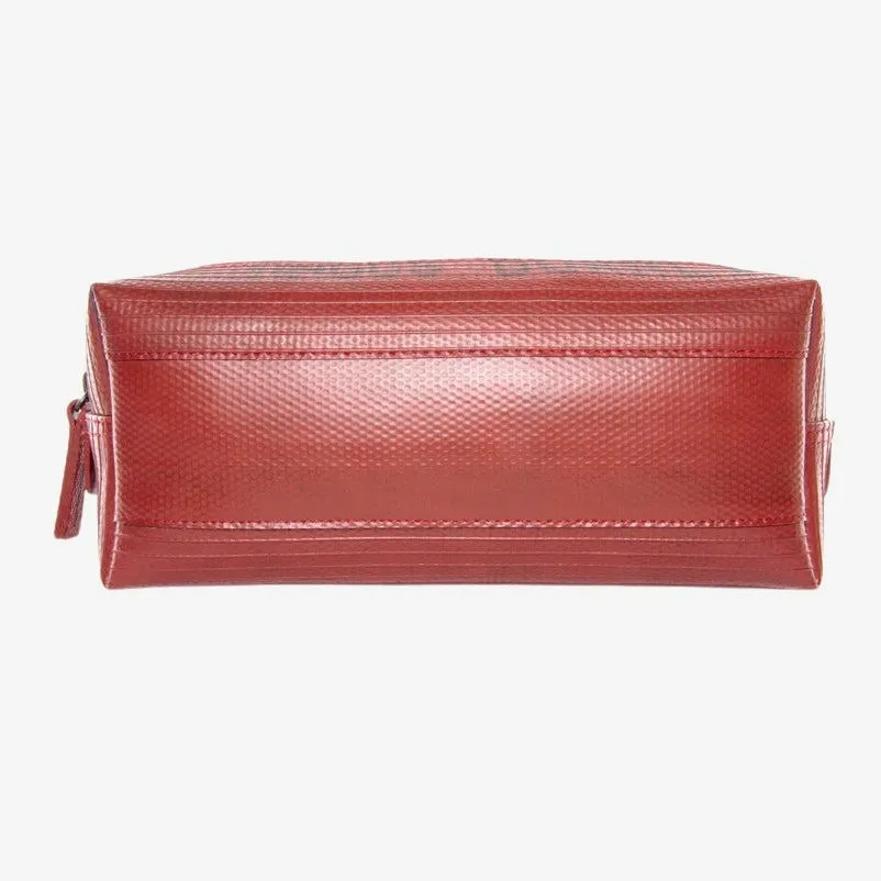 Washbag Medium - Black with Red Trim