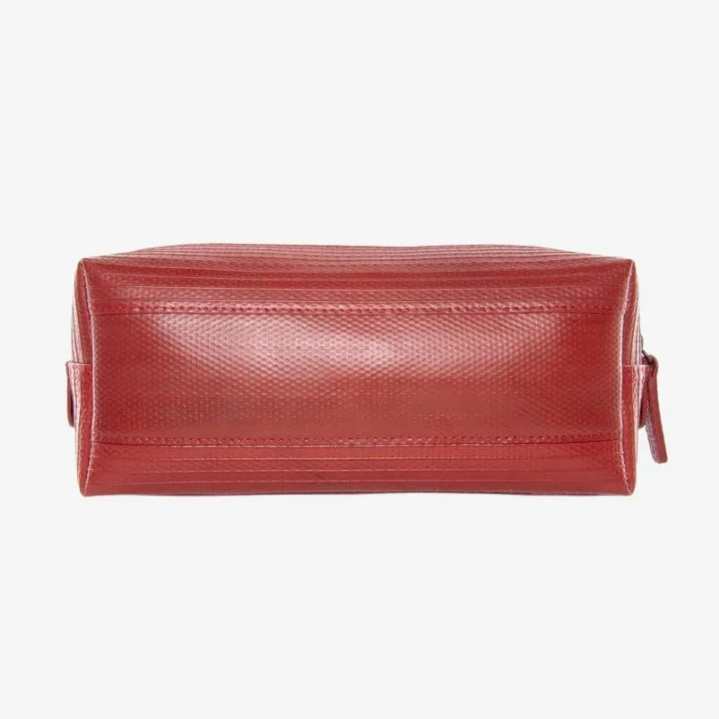 Washbag Medium - Black with Red Trim