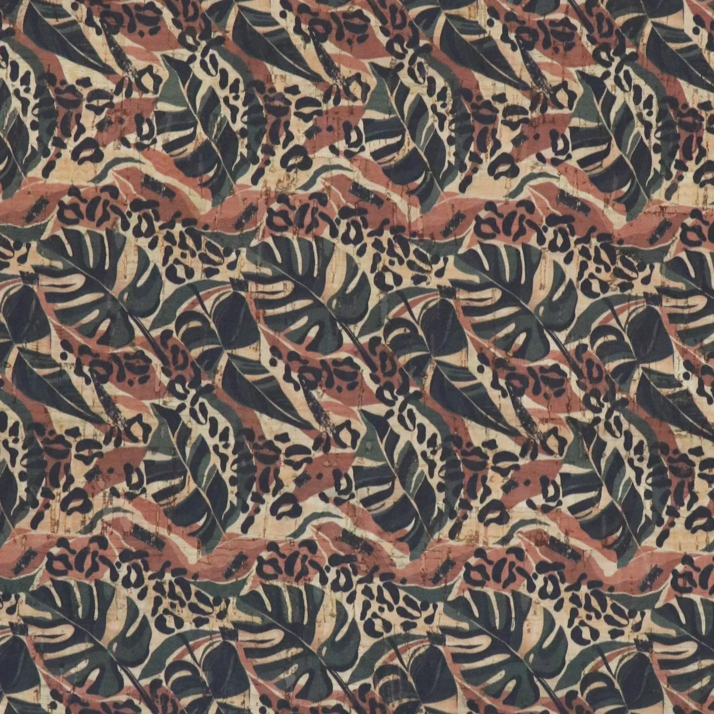 Wild Palms Cork Fabric