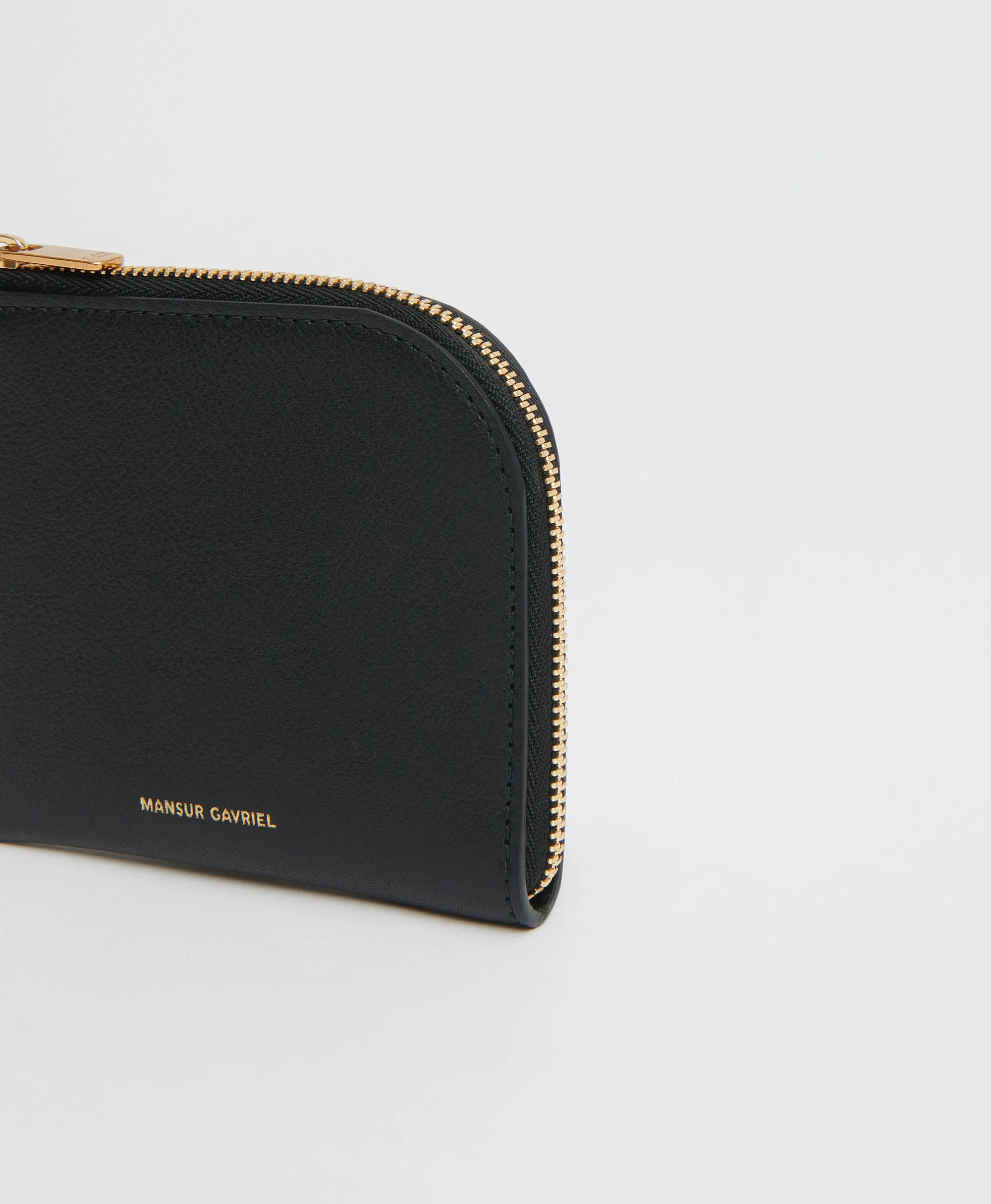 Zip Slim Wallet - Black